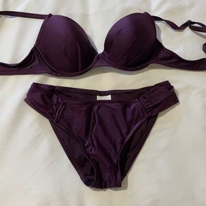 Dark purple bikini